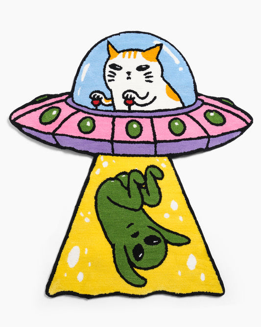 Alien Catnap Rug