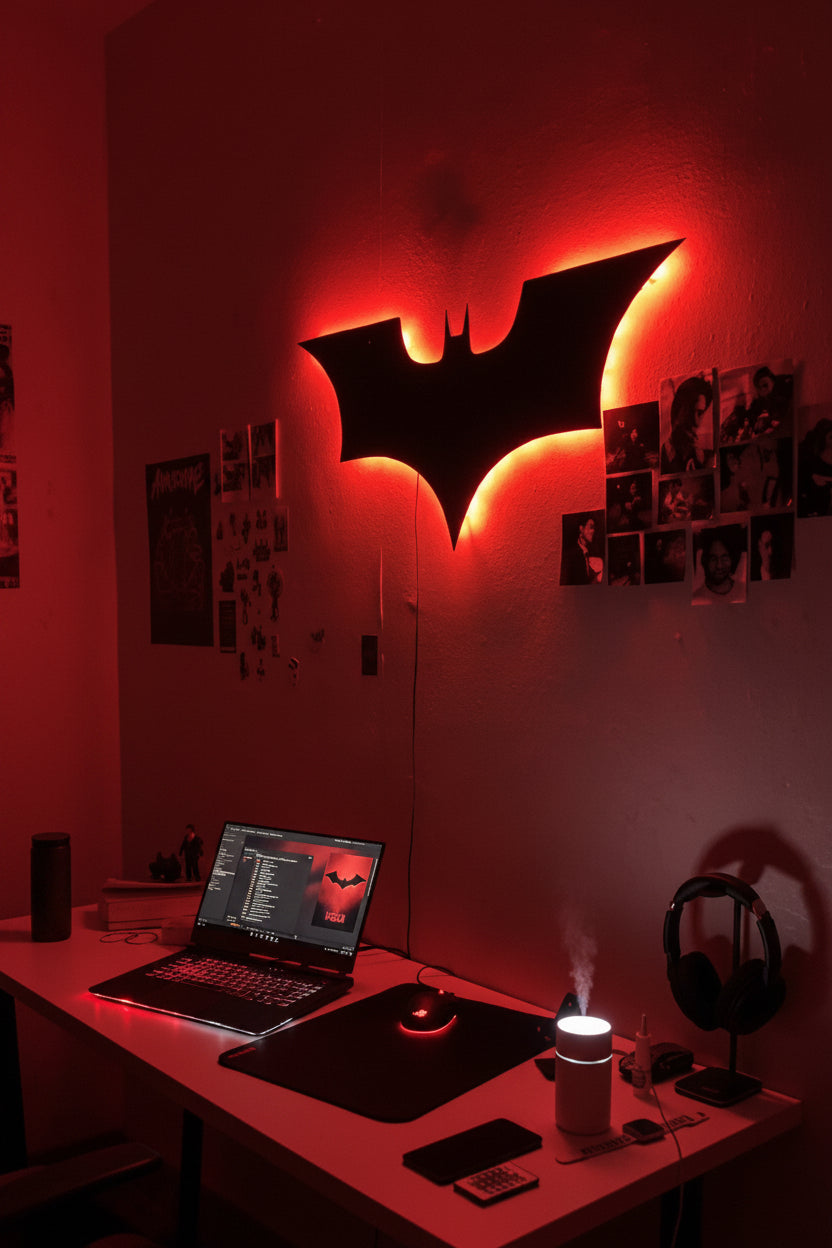Batman Logo Led Sign